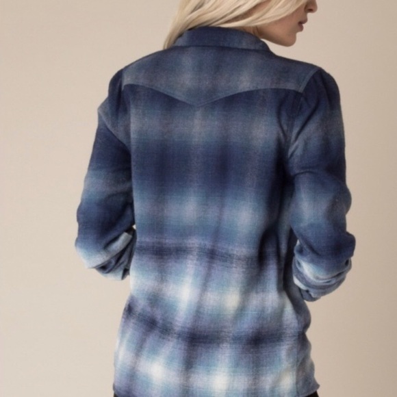 Ombré Flannel Shirt - Picture 3 of 6